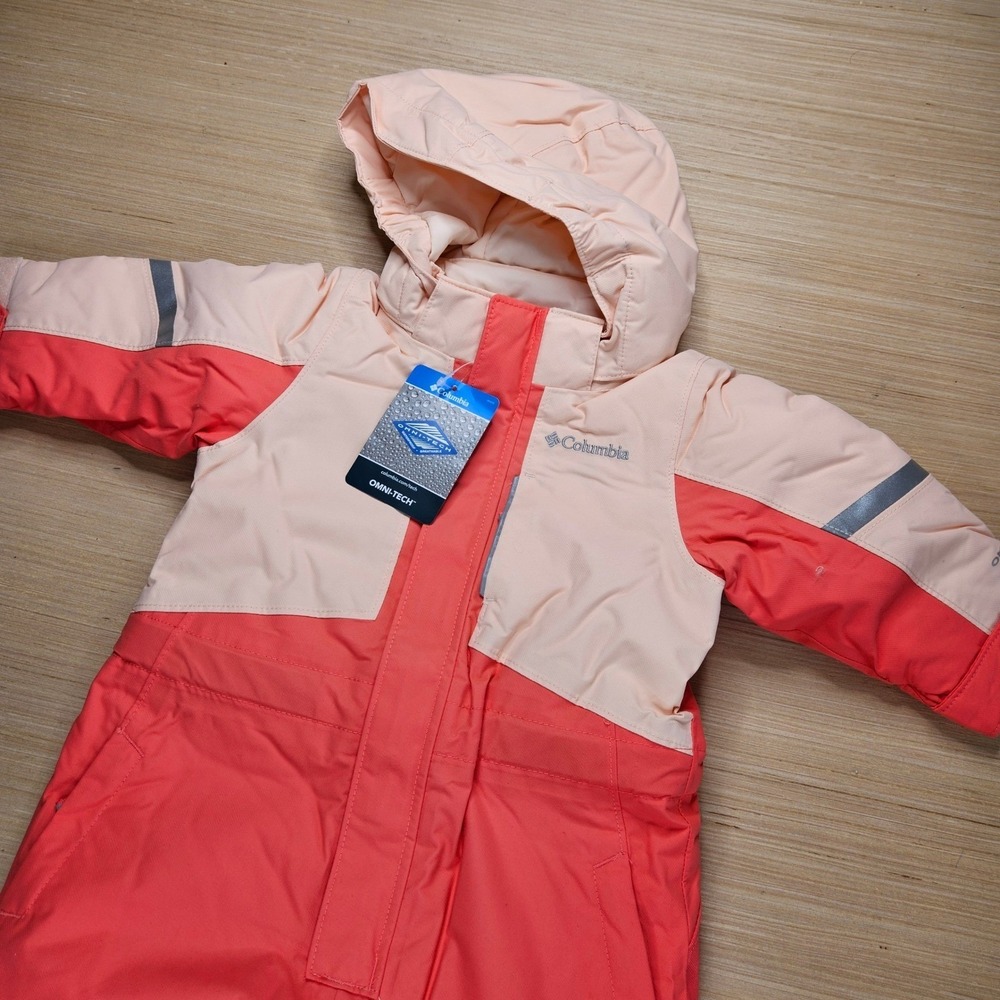Columbia Buga II Suit Youth 12/18 Pink‎ Snowsuit Hooded Insulated NEW